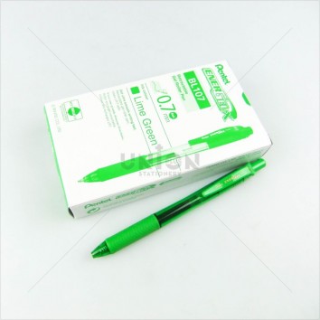 PENTEL ปากกาหมึกเจลกด 0.7 ENERGEL X BL107 <1/12>เขียวมะนาว